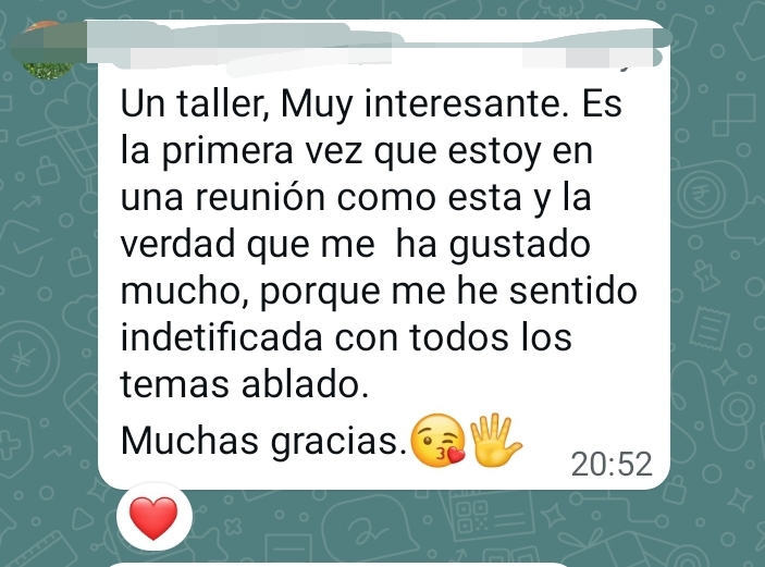 Testimonio del taller